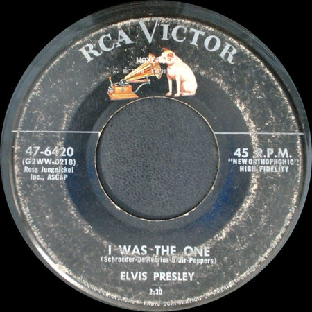 Elvis Presley - I Was The One / Heartbreak Hotel side A