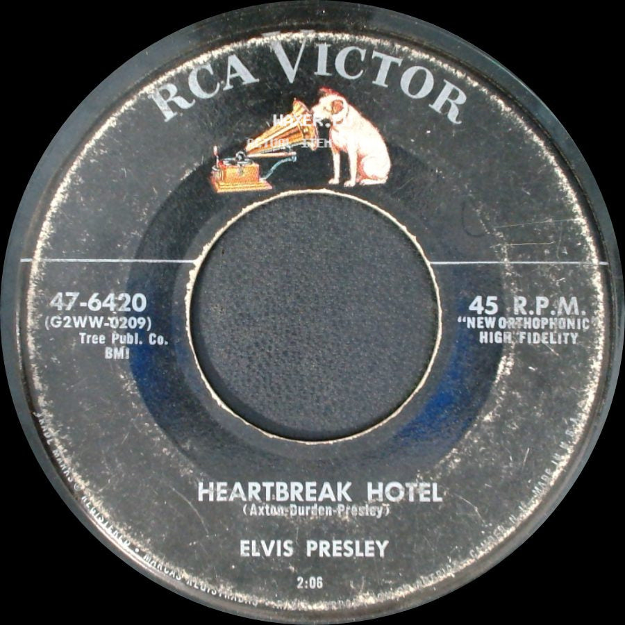 Elvis Presley - I Was The One / Heartbreak Hotel side B
