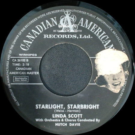 Linda Scott - Starlight, Starbright / Don't Bet Money Honey side A