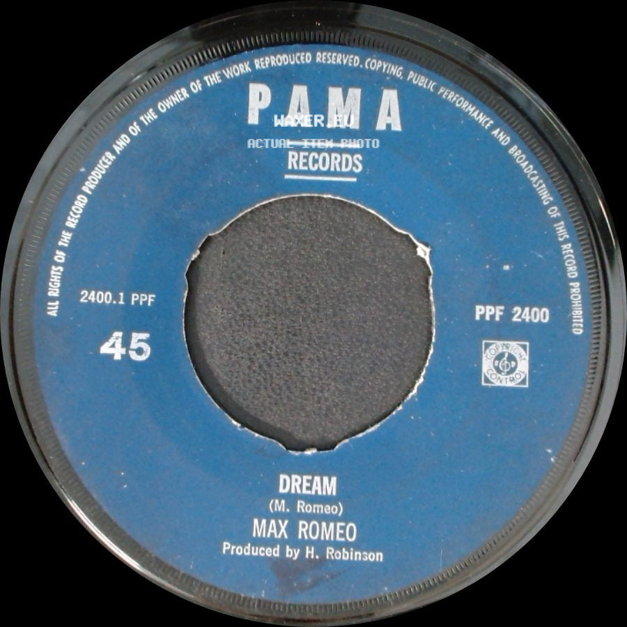Max Romeo - Dream / She's But A Little Girl side A