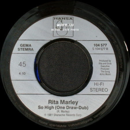 Rita Marley - So High (One Draw-Dub) / One Draw side A