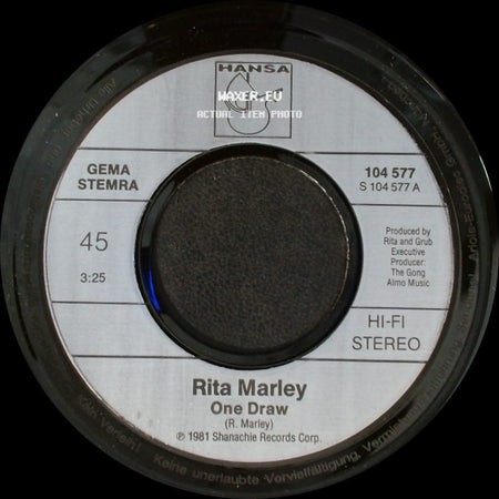 Rita Marley - So High (One Draw-Dub) / One Draw side B