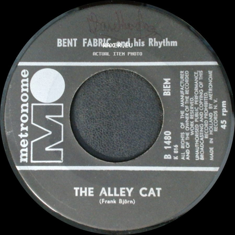 Bent Fabric And His Rhythm - Markin' Time / The Alley Cat side B