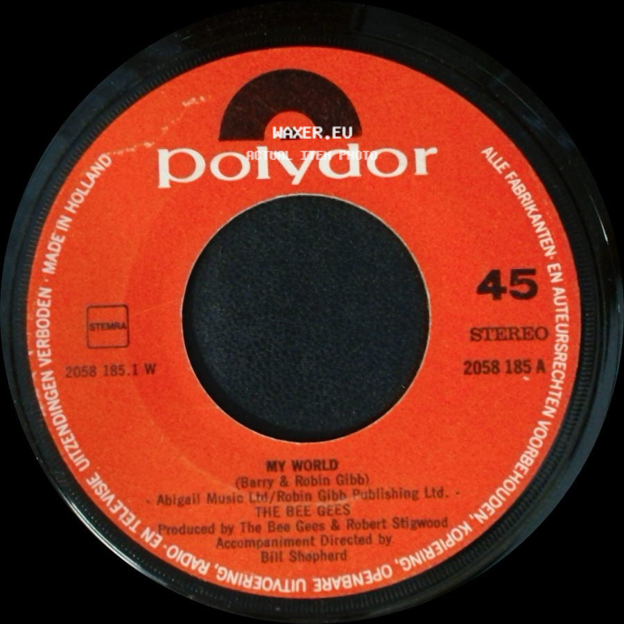 The Bee Gees - On Time / My World side B