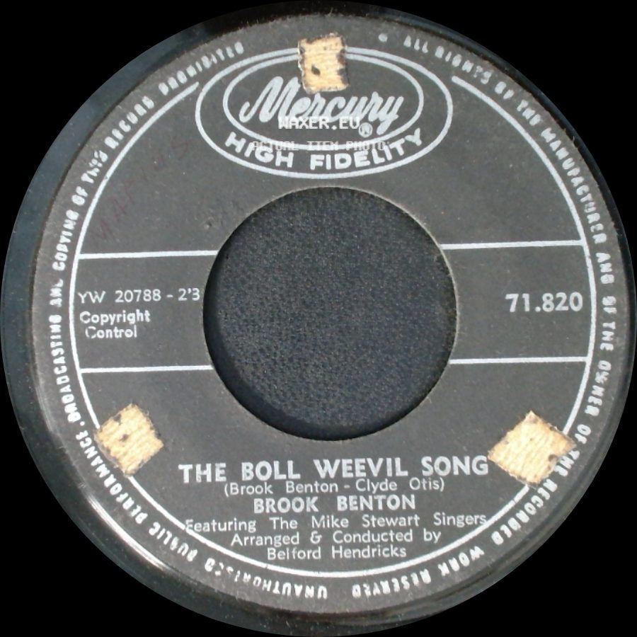 Brook Benton - The Boll Weevil Song / Your Eyes side A