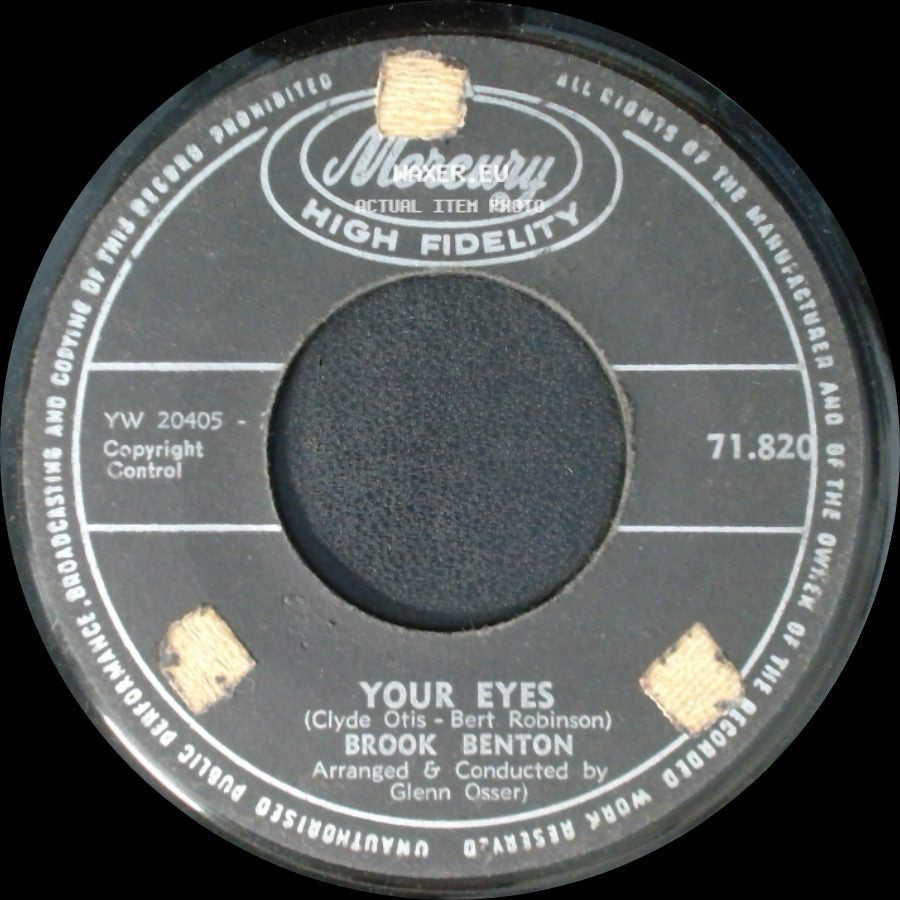 Brook Benton - The Boll Weevil Song / Your Eyes side B
