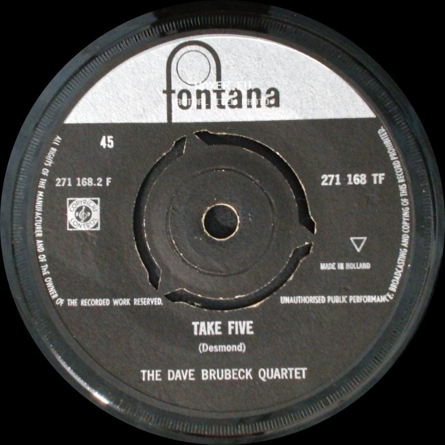 The Dave Brubeck Quartet - Blue Rondo A La Turk / Take Five side B