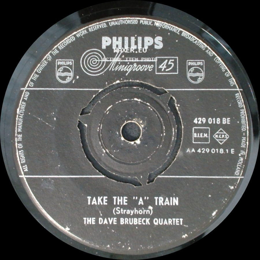 The Dave Brubeck Quartet - Take The "A" Train / Out Of Nowhere side A