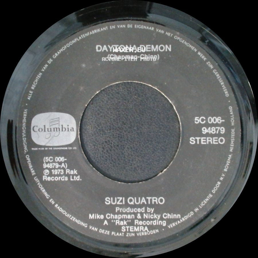 Suzi Quatro - Roman Fingers / Daytona Demon side B