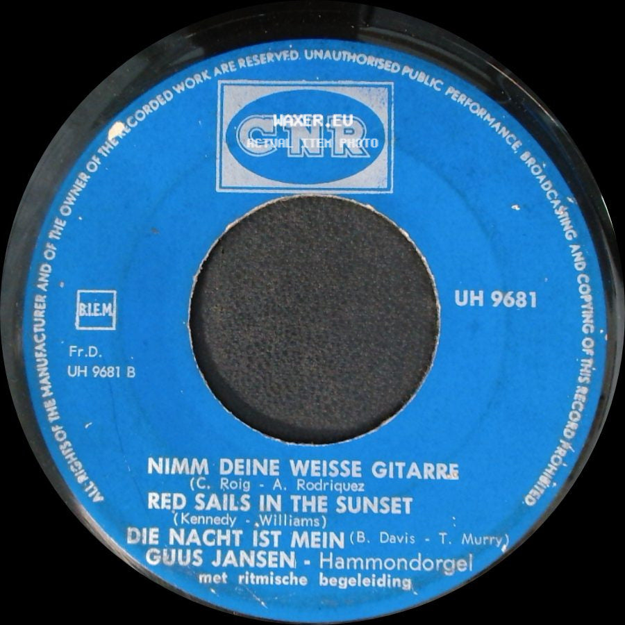 Guus Jansen - If I Had A Hammer / Pour Moi La Vie Va Commencer / Amapola / Unknown Title B side B