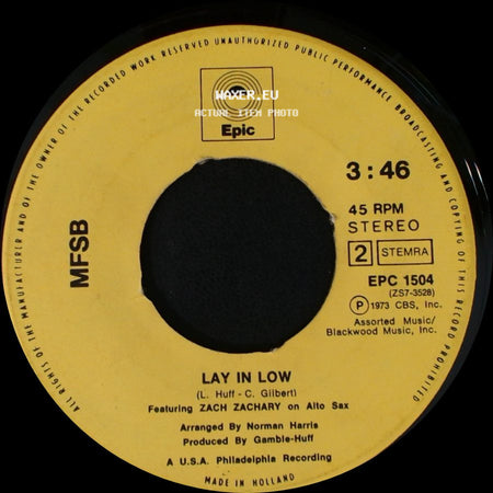 Mfsb - Lay In Low / Family Affair side A