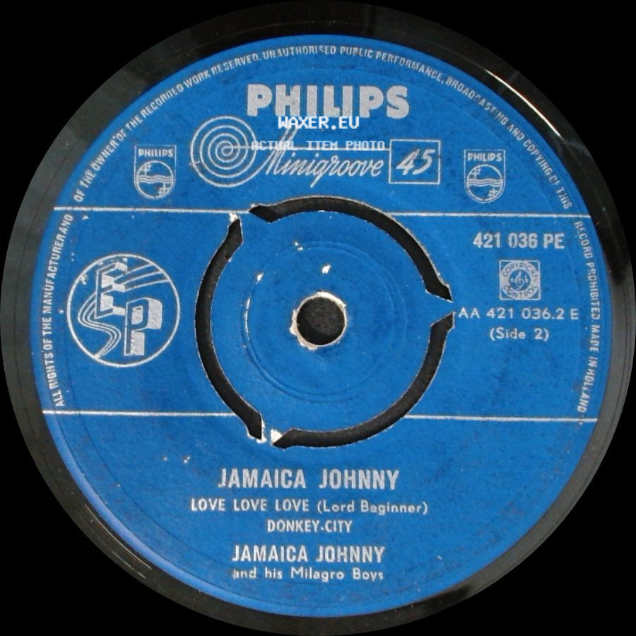 Jamaica Johnny - Last Train To St. Fernando / Mother And Wife / Love Love Love (Lord Beginner) side B