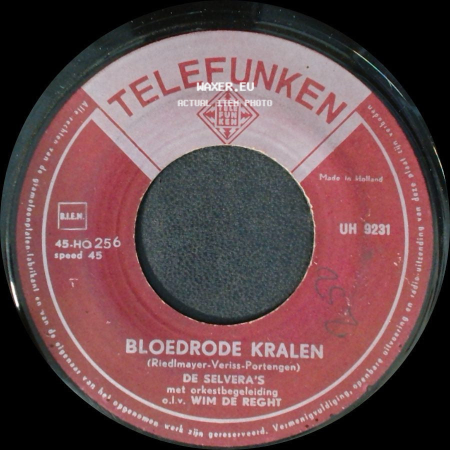 De Selvera's - De Postkoets / Bloedrode Kralen side B