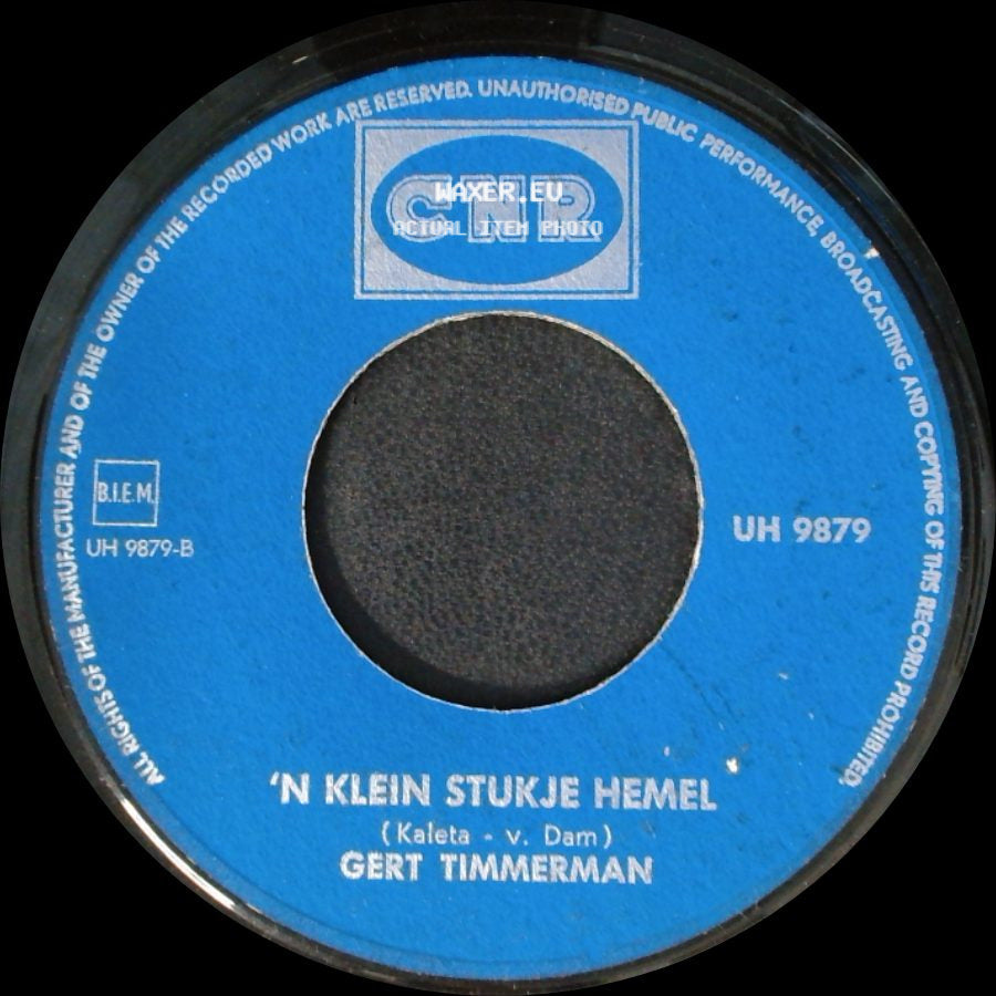 Gert Timmerman - Ave Maria No Morro / 'n Klein Stukje Hemel side B