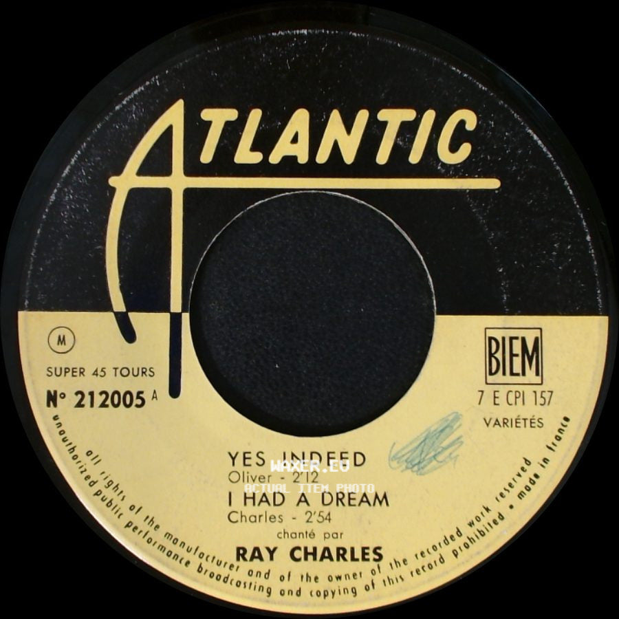 Ray Charles - I Had A Dream / The Right Time / That's Enough side A