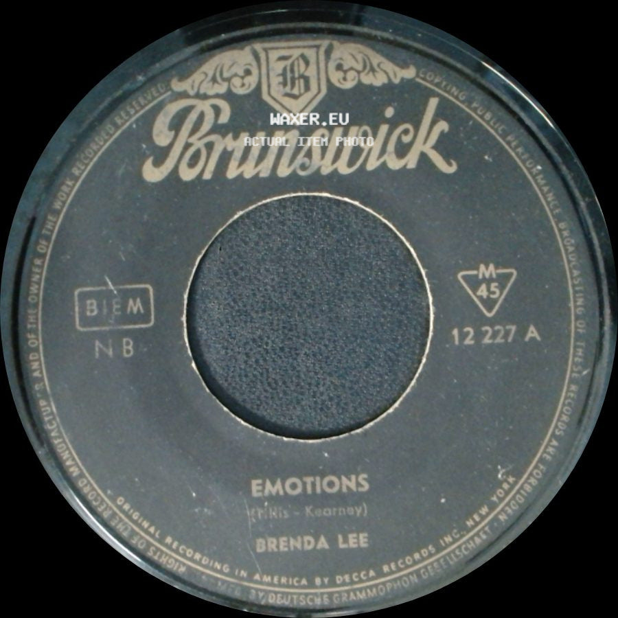 Brenda Lee - Emotions / I'm Learning About Love side A