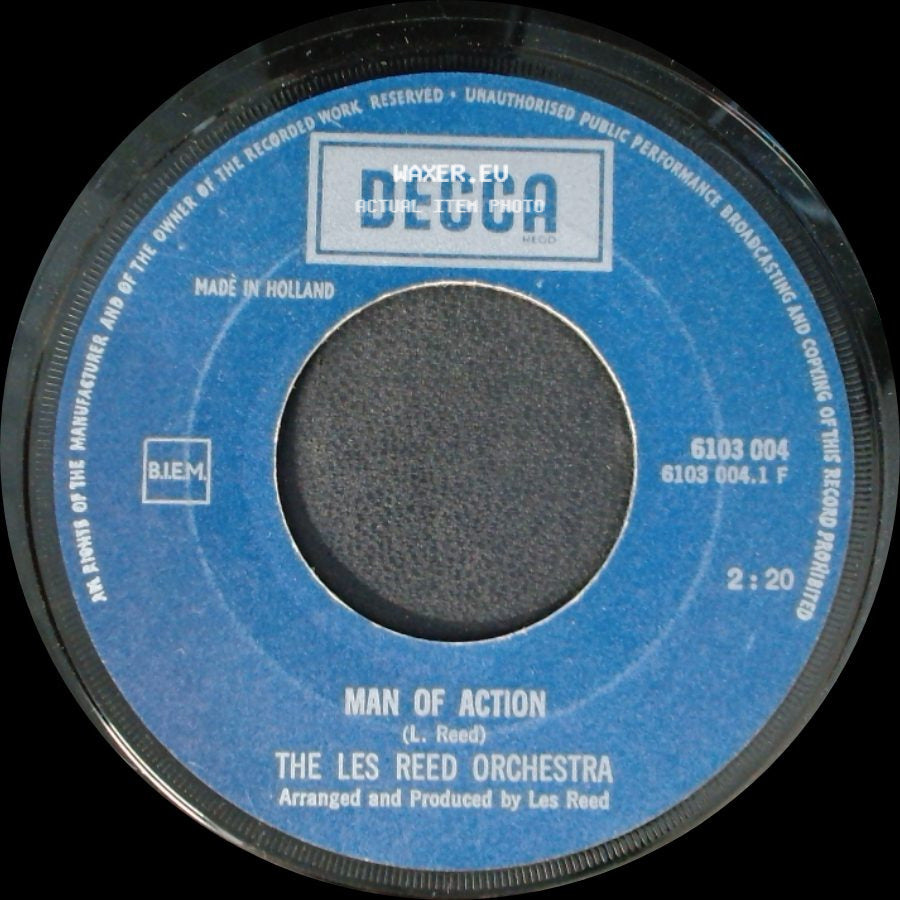 The Les Reed Orchestra - Man Of Action / Madrid side A