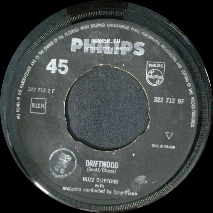 Buzz Clifford - Baby Sittin' Boogie / Driftwood side B