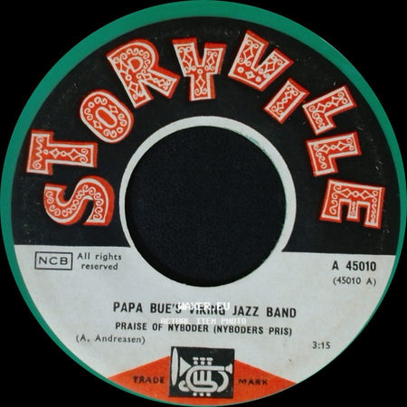 Papa Bue's Viking Jazz Band - Praise Of Nyboder (Nyboders Pris) / When I Leave This World Behind Me side A