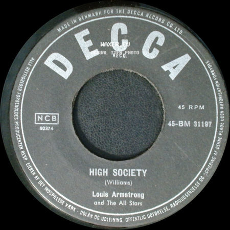 Louis Armstrong And The All Stars - When The Saints Go Marchin' In / High Society side B
