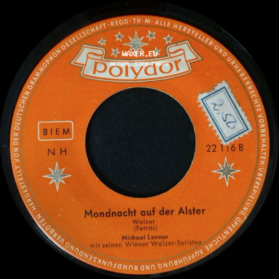 Michael Lanner Mit Seinen Wiener Walzer-Solisten - Mondnacht Auf Der Alster / Kuckucks-Walzer side A