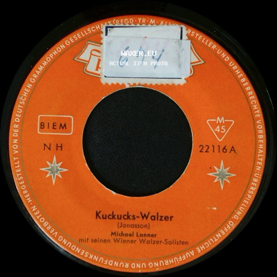 Michael Lanner Mit Seinen Wiener Walzer-Solisten - Mondnacht Auf Der Alster / Kuckucks-Walzer side B