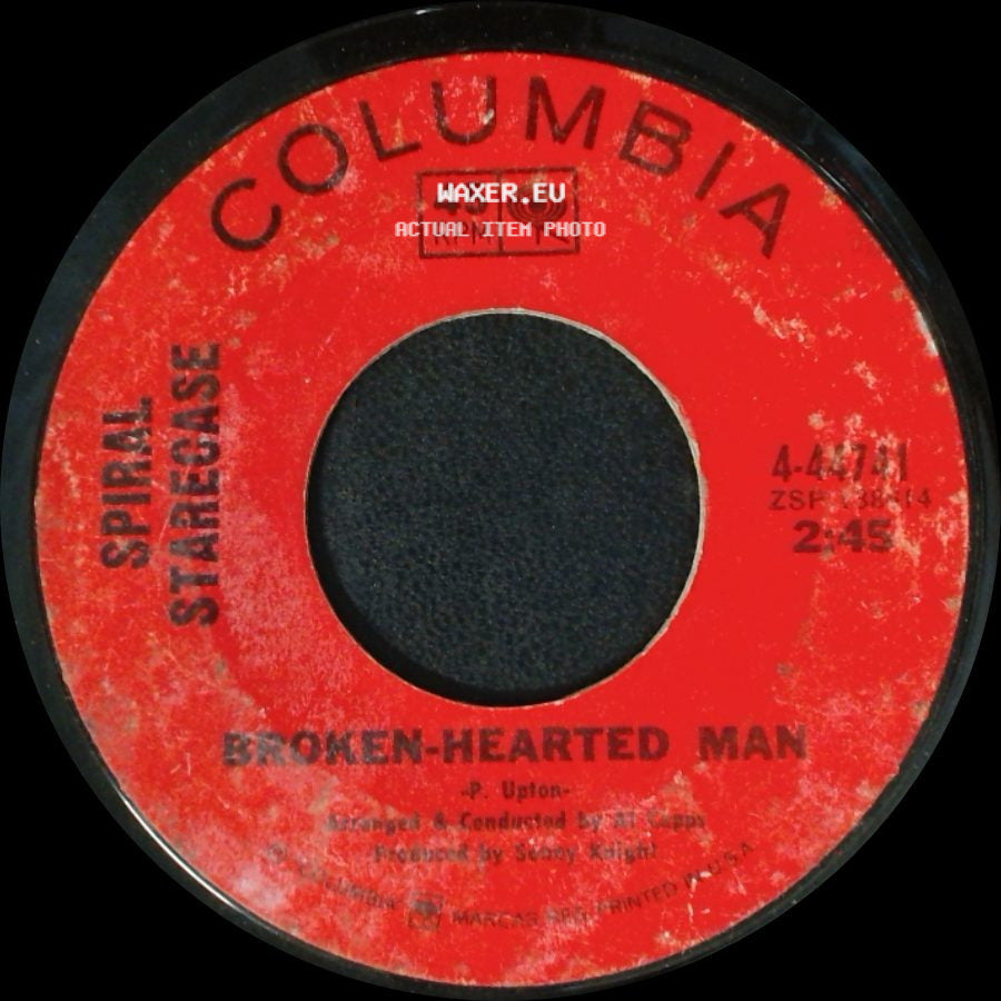 Spiral Staircase - Broken-Hearted Man / More Today Than Yesterday side A