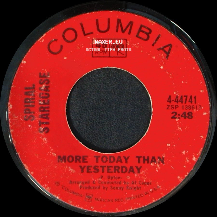 Spiral Staircase - Broken-Hearted Man / More Today Than Yesterday side B
