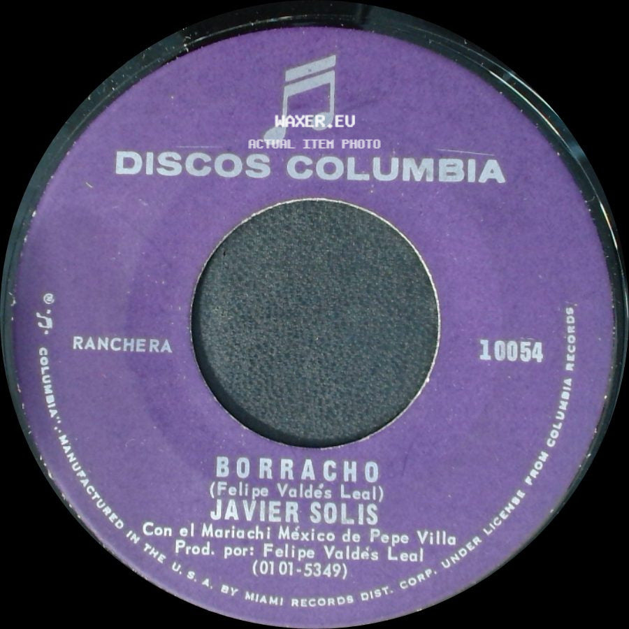 Javier Solis - Borracho / Eternamente side A