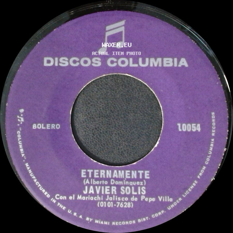 Javier Solis - Borracho / Eternamente side B