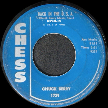 Chuck Berry - Memphis, Tennessee / Back In The U.S.A. side B