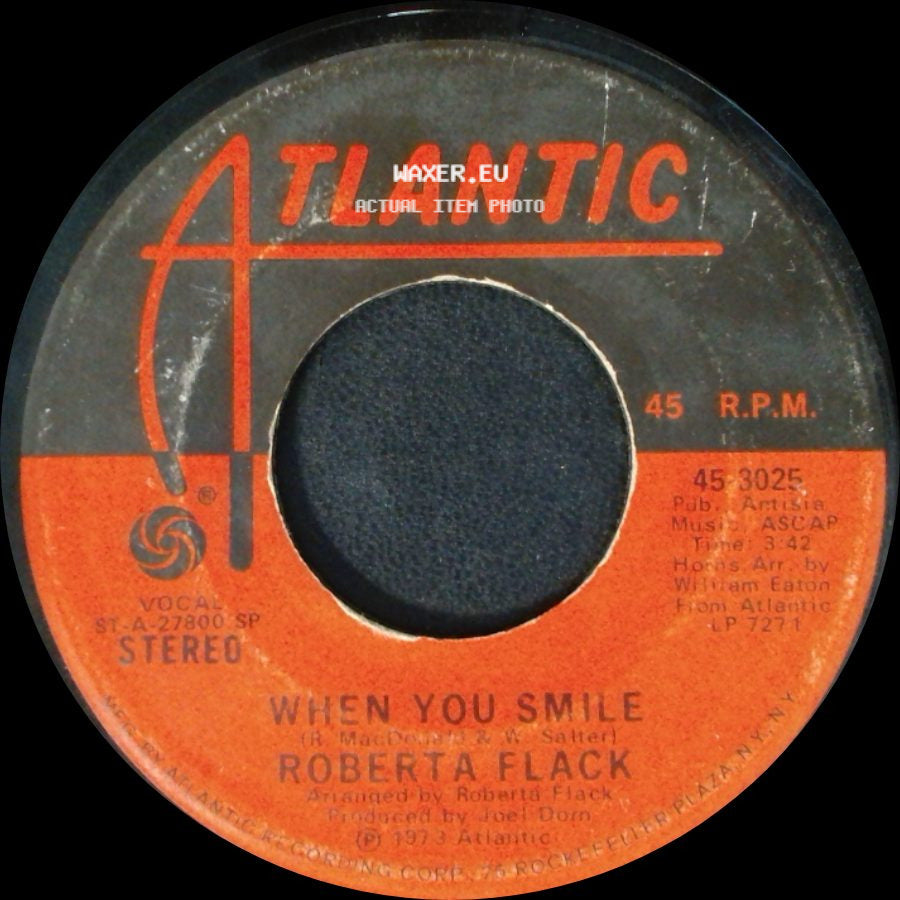 Roberta Flack - Feel Like Makin' Love / When You Smile side B