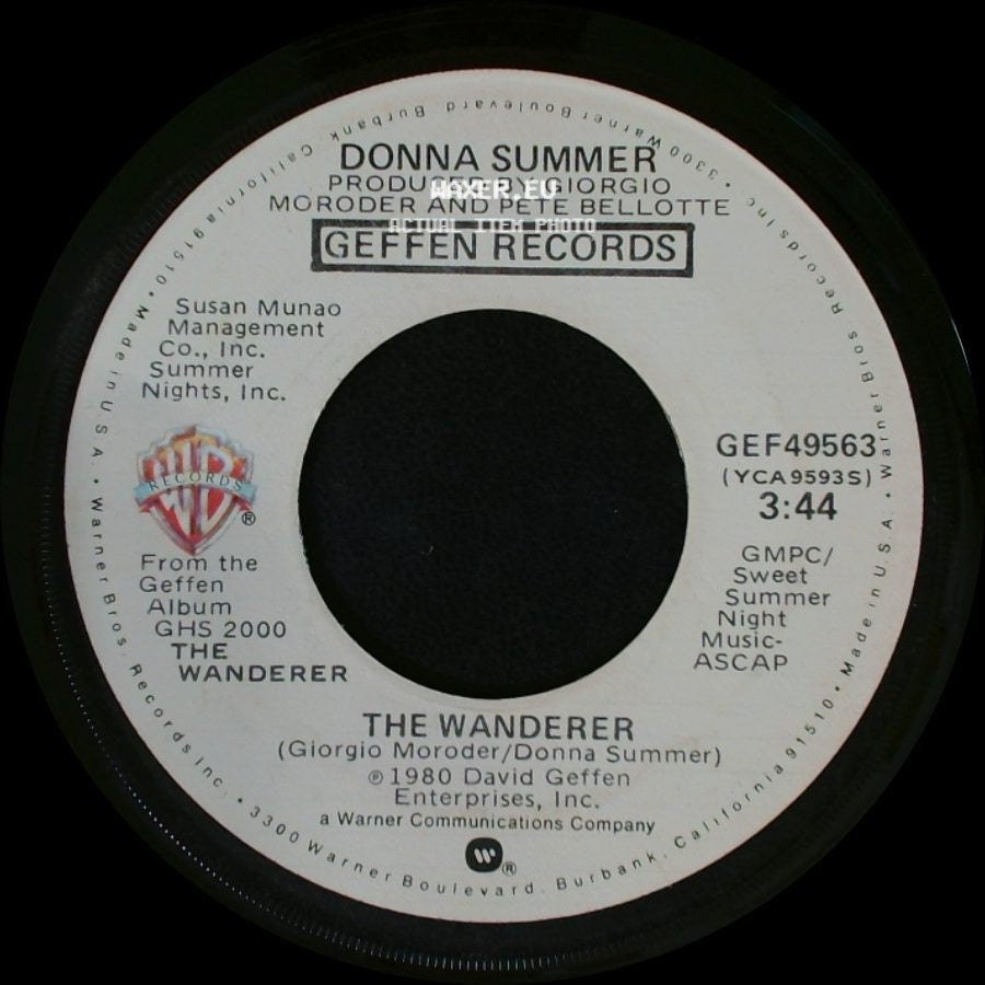 Donna Summer - Stop Me / The Wanderer side B