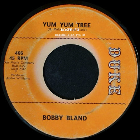 Bobby Bland - I'm Sorry / Yum Yum Tree side B