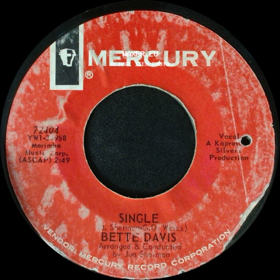 Bette Davis - Bette Davis / Oh, What It Seemed To Be side A