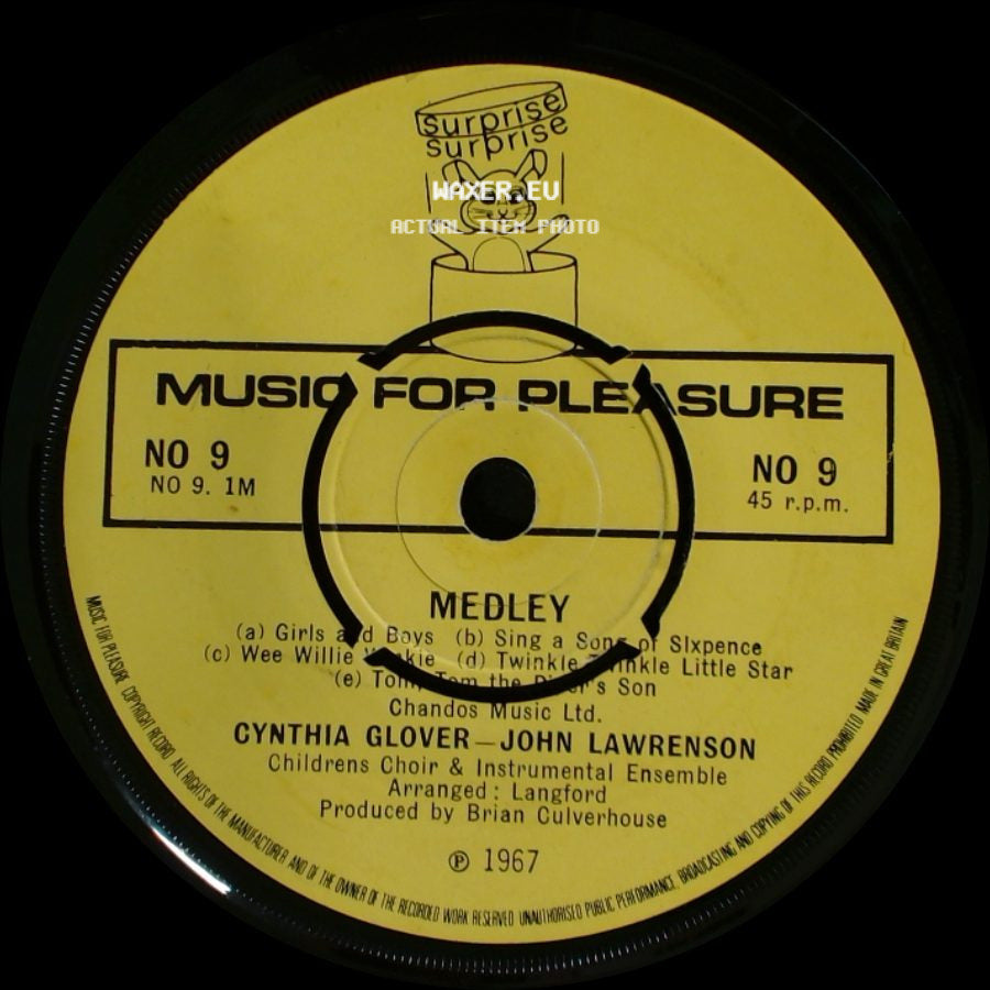 Cynthia Glover - John Lawrenson - Medley / Medley side B