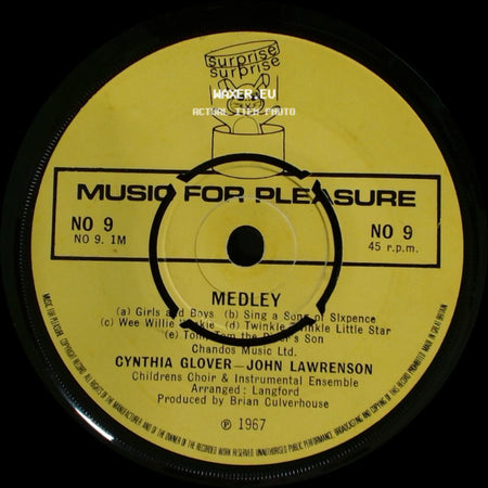 Cynthia Glover - John Lawrenson - Medley / Medley side B