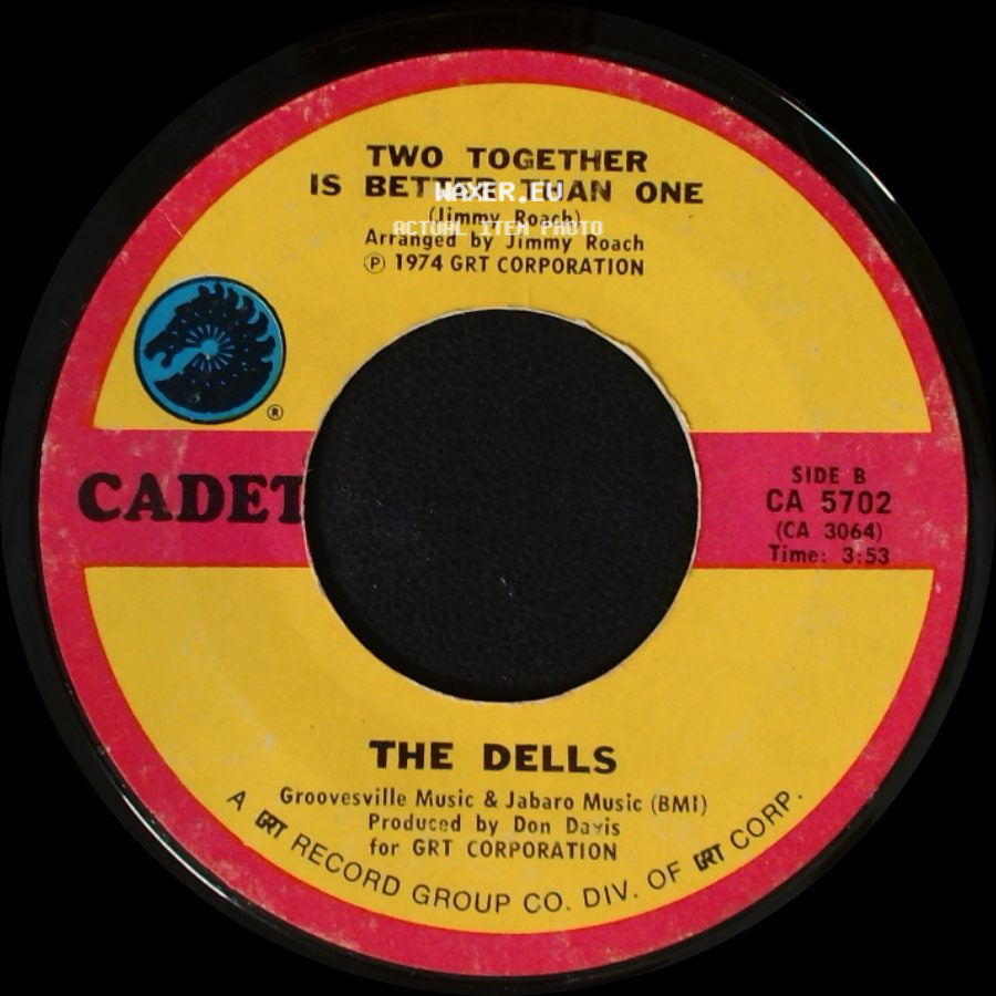 The Dells - I Wish It Was Me You Loved / Two Together Is Better Than One side B