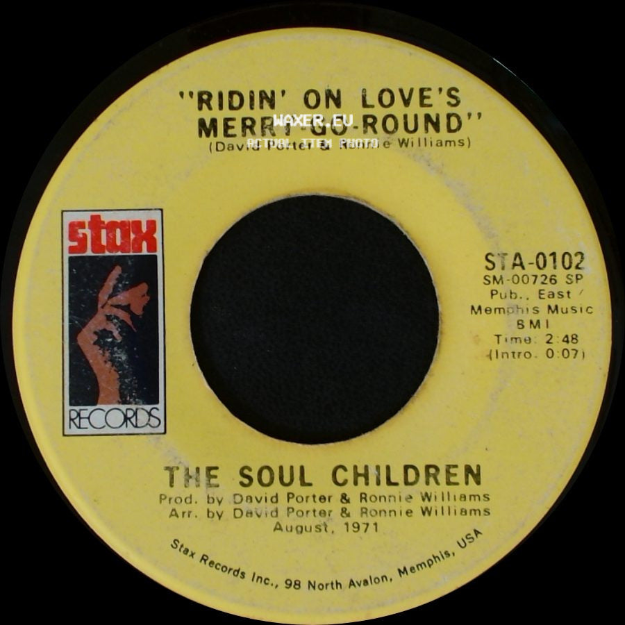 The Soul Children - Got To Get Away From It All / Ridin' On Love's Merry-Go-Round side B