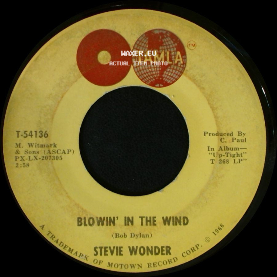 Stevie Wonder - Blowin' In The Wind / Ain't That Asking For Trouble side A
