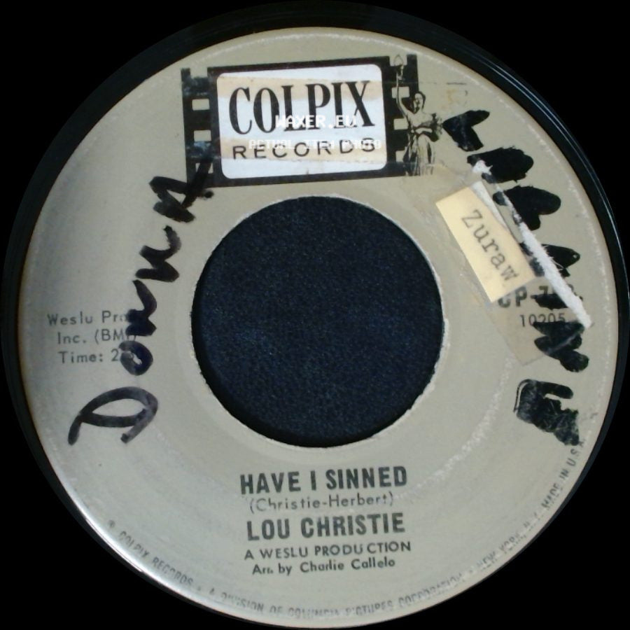Lou Christie - Have I Sinned / Pot Of Gold side A