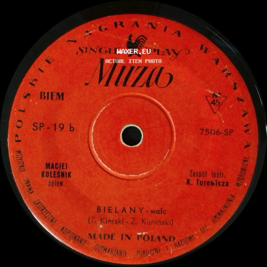 Halina Kowalewska, Maciej Koleśnik / Maciej Kolesnik - Głęboka Studzienka / Bielany - Walc side B