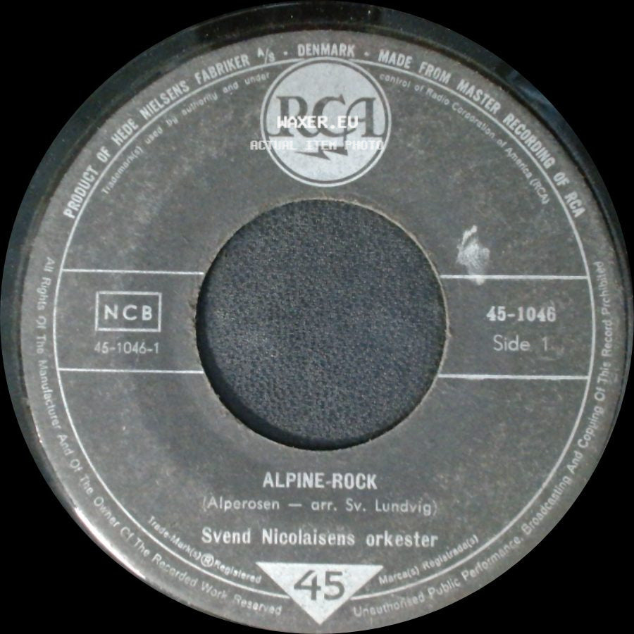 Svend Nicolaisens Orkester - Alpine-Rock / Ay, Ay, Ay, side A