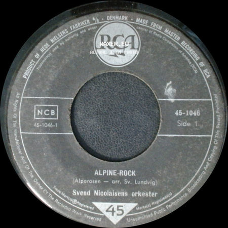 Svend Nicolaisens Orkester - Alpine-Rock / Ay, Ay, Ay, side A