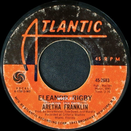 Aretha Franklin - It Ain't Fair / Eleanor Rigby side B