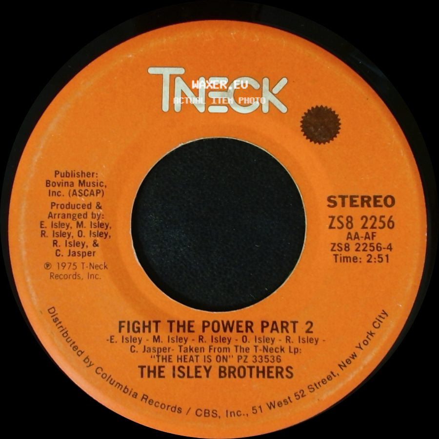 The Isley Brothers - Fight The Power Part 1 / Fight The Power Part 2 side B