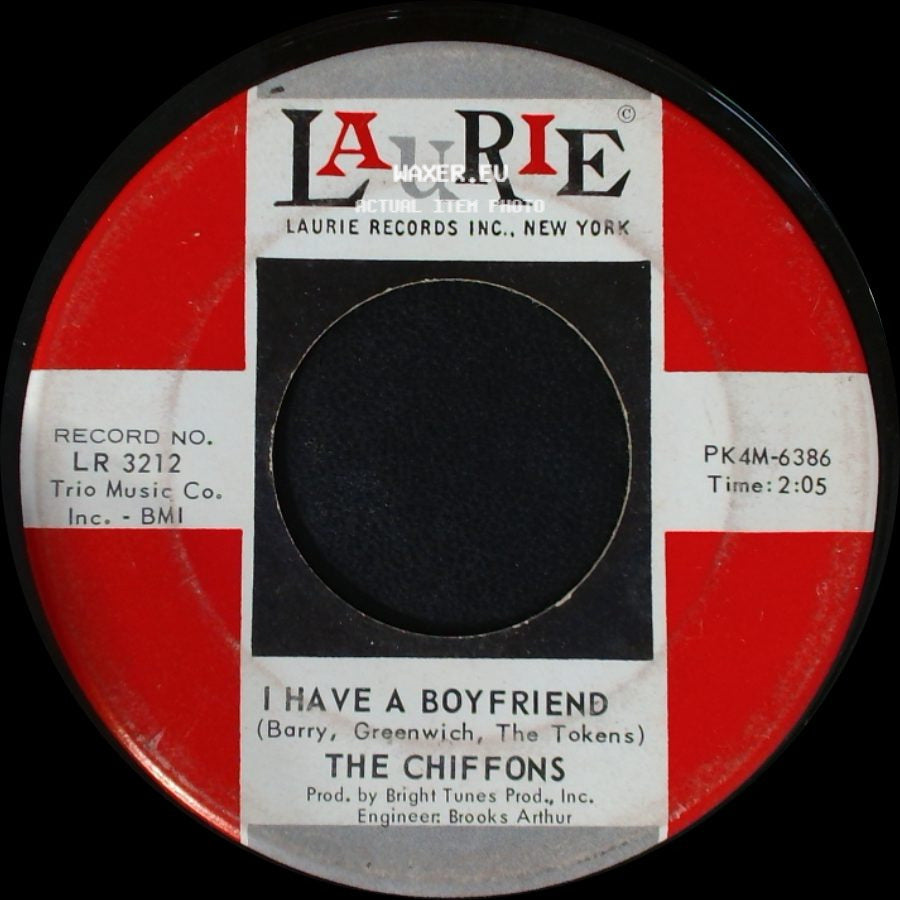 The Chiffons - I'm Gonna Dry My Eyes / I Have A Boyfriend side B
