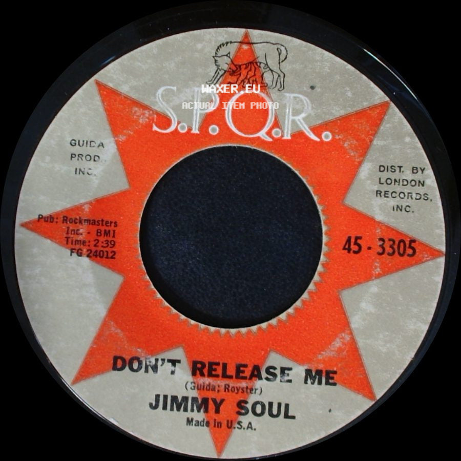 Jimmy Soul - Don't Release Me / If You Wanna Be Happy side A