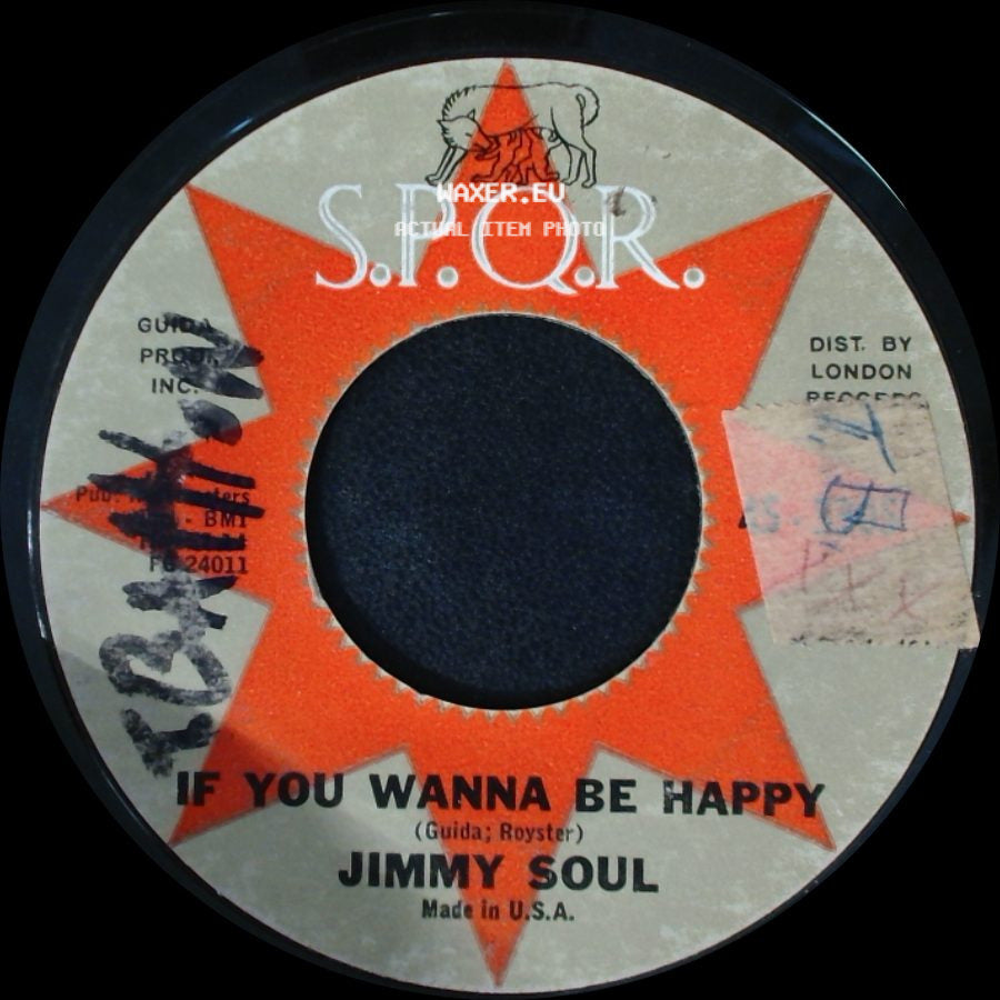 Jimmy Soul - Don't Release Me / If You Wanna Be Happy side B