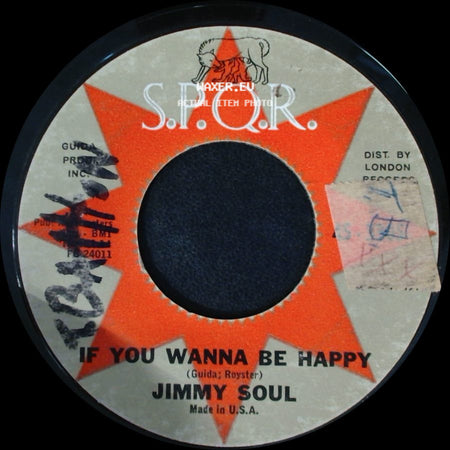 Jimmy Soul - Don't Release Me / If You Wanna Be Happy side B